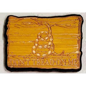 Don't Tread on Me - Made in the USA - Wooden Magne